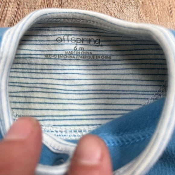 Offspring from Nordstrom Baby Footed Pajamas 6 months - Picture 3 of 4